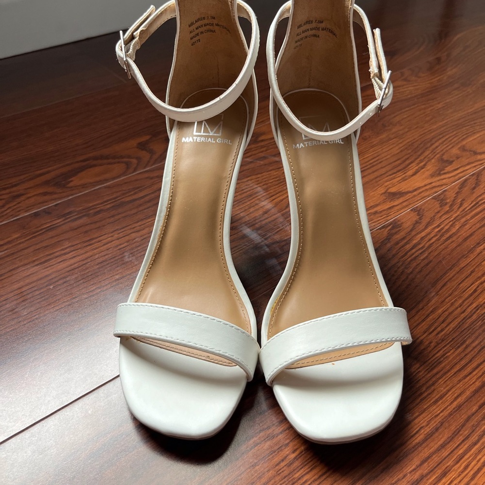 Material Girl Blaire6 White PU